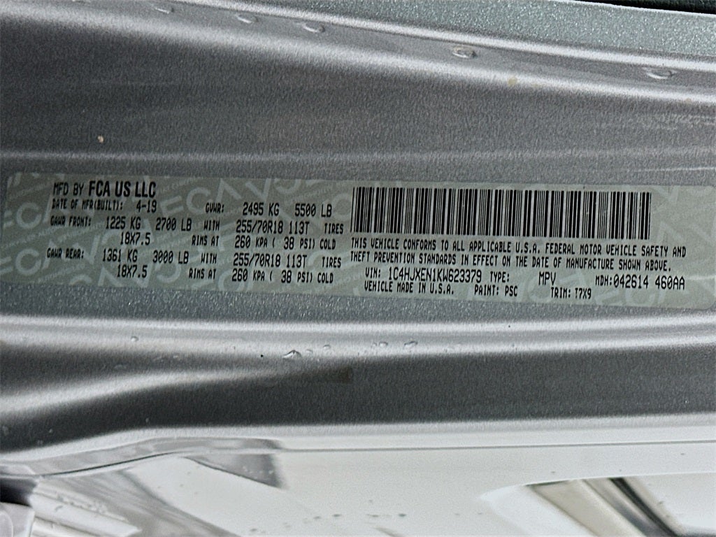 2019 Jeep Wrangler Unlimited Sahara 4x4