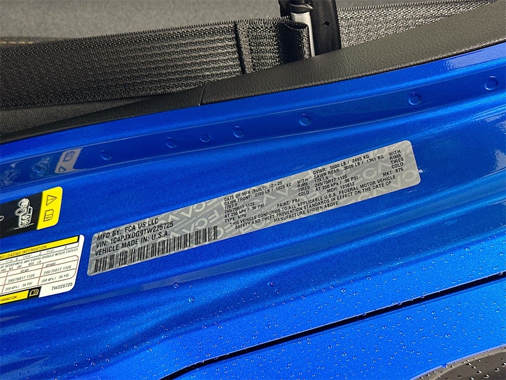 2026 Jeep Wrangler WRANGLER 4-DOOR SPORT S