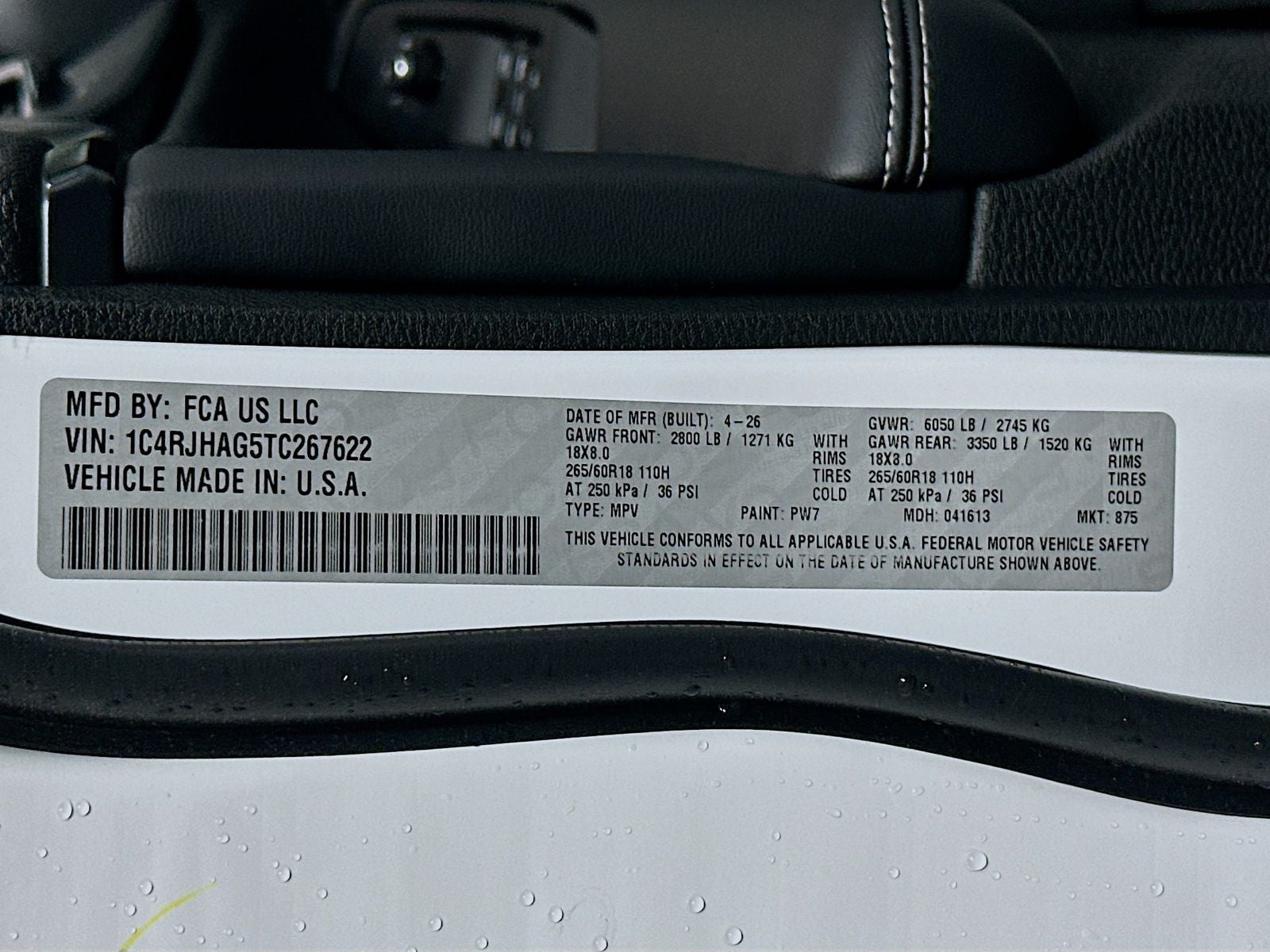 2026 Jeep Grand Cherokee GRAND CHEROKEE LAREDO X 4X4