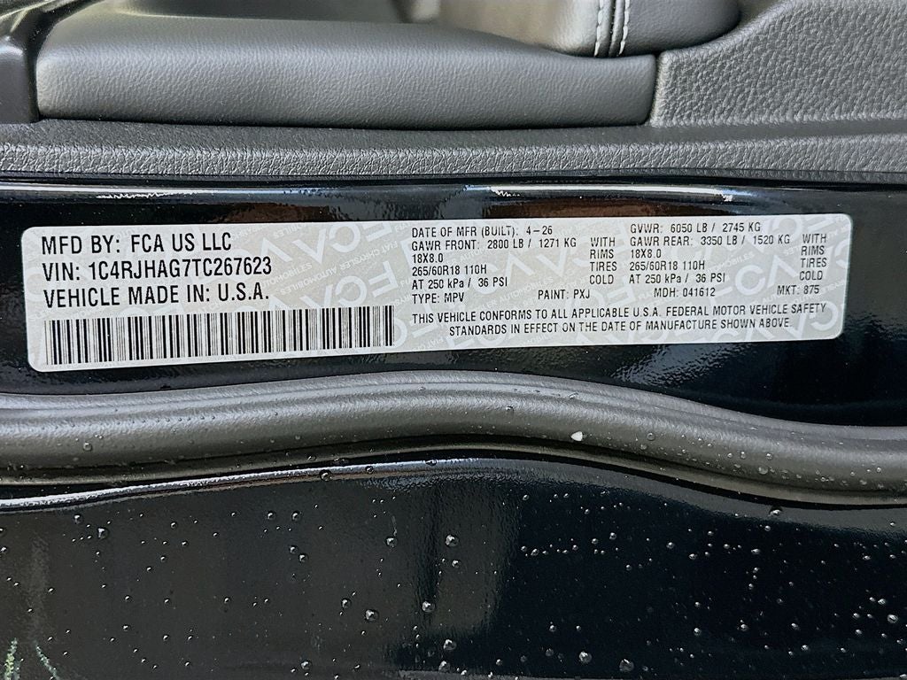 2026 Jeep Grand Cherokee GRAND CHEROKEE LAREDO X 4X4