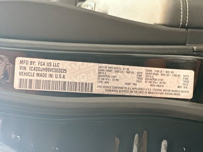 2027 Dodge Durango DURANGO SRT HELLCAT JAILBREAK AWD