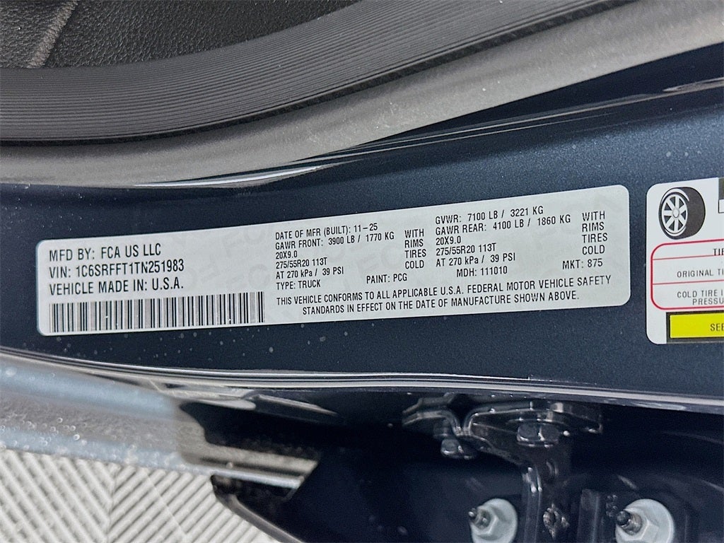 2026 RAM Ram 1500 RAM 1500 BIG HORN CREW CAB 4X4 5'7' BOX