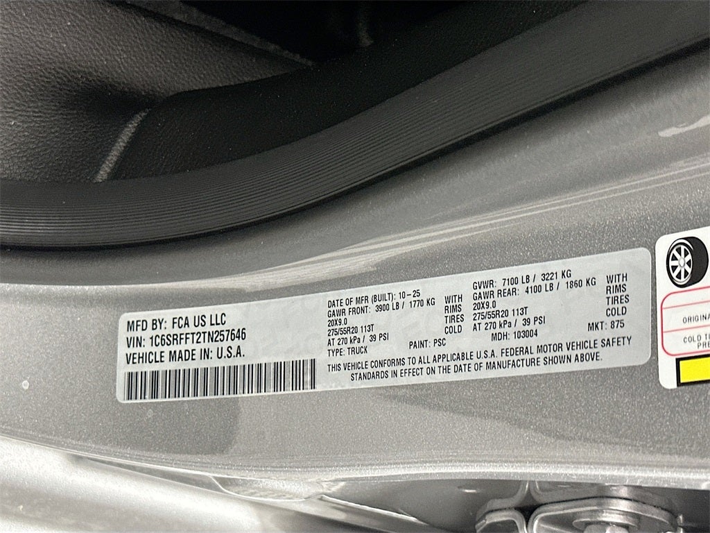 2026 RAM Ram 1500 RAM 1500 BIG HORN CREW CAB 4X4 5'7' BOX