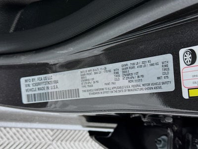 2026 RAM Ram 1500 RAM 1500 BIG HORN CREW CAB 4X4 5'7' BOX