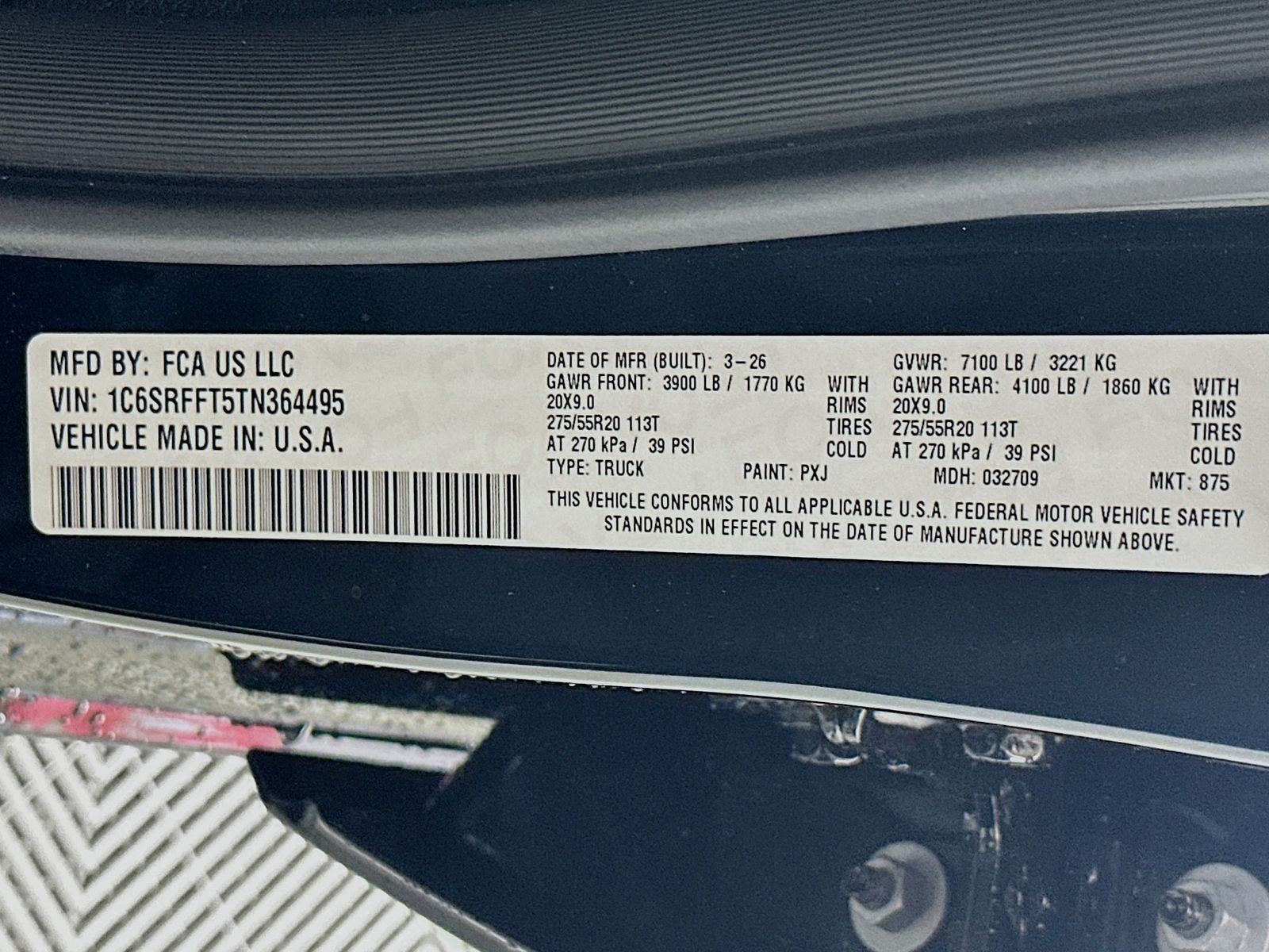 2026 RAM 1500 RAM 1500 BIG HORN CREW CAB 4X4 5'7' BOX