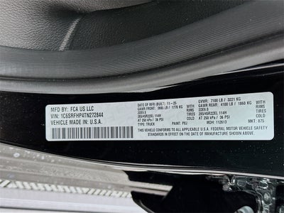 2026 RAM Ram 1500 RAM 1500 LIMITED CREW CAB 4X4 5'7' BOX