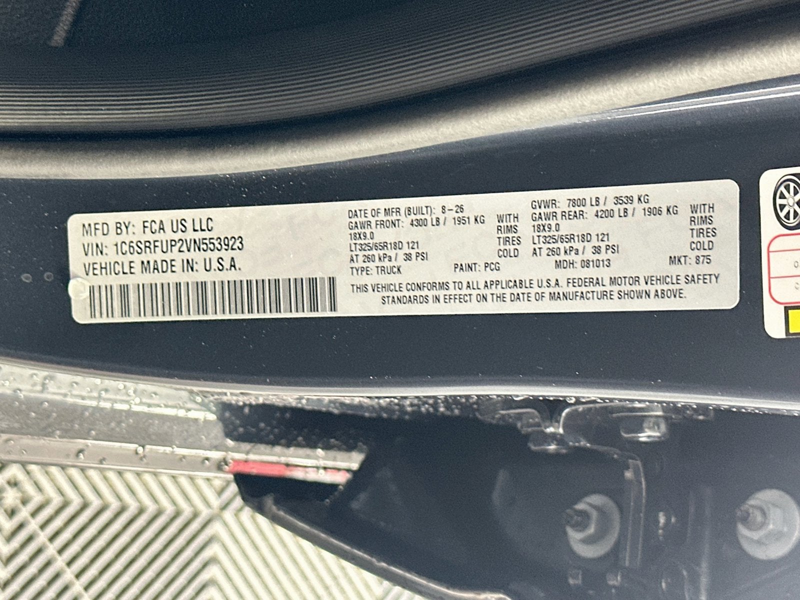 2027 RAM Ram 1500 RAM 1500 RHO CREW CAB 4X4 5'7' BOX