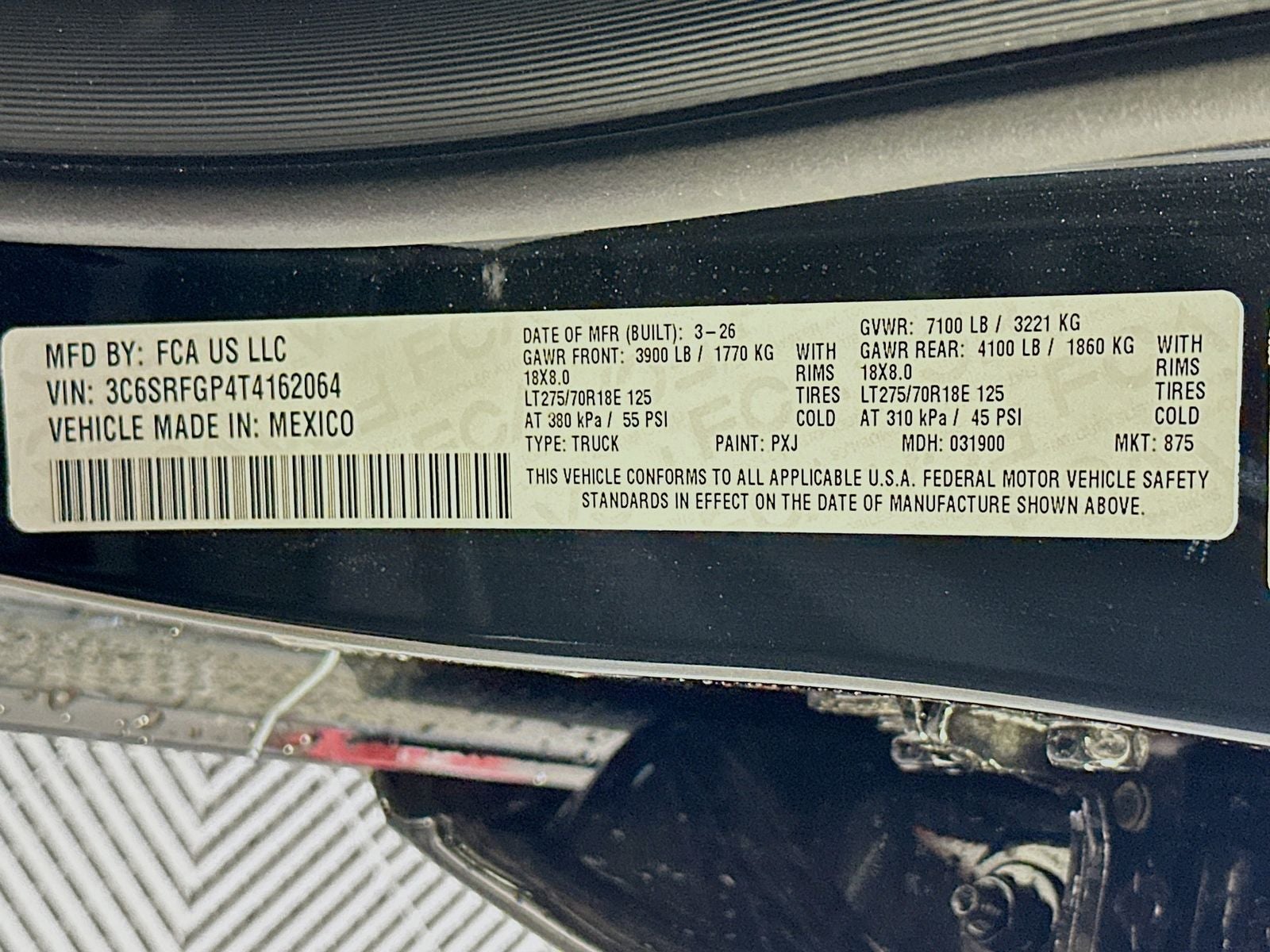 2026 RAM Ram 1500 RAM 1500 WARLOCK CREW CAB 4X4 5'7' BOX