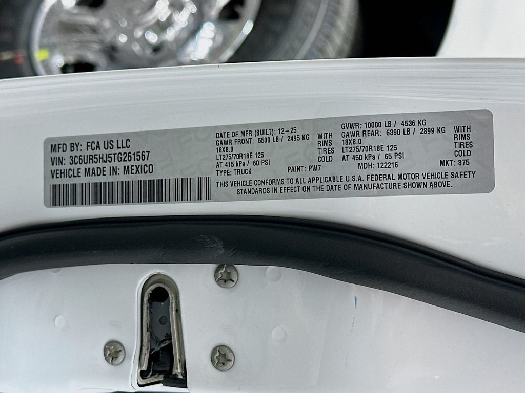 2026 RAM Ram 2500 RAM 2500 TRADESMAN CREW CAB 4X4 8' BOX