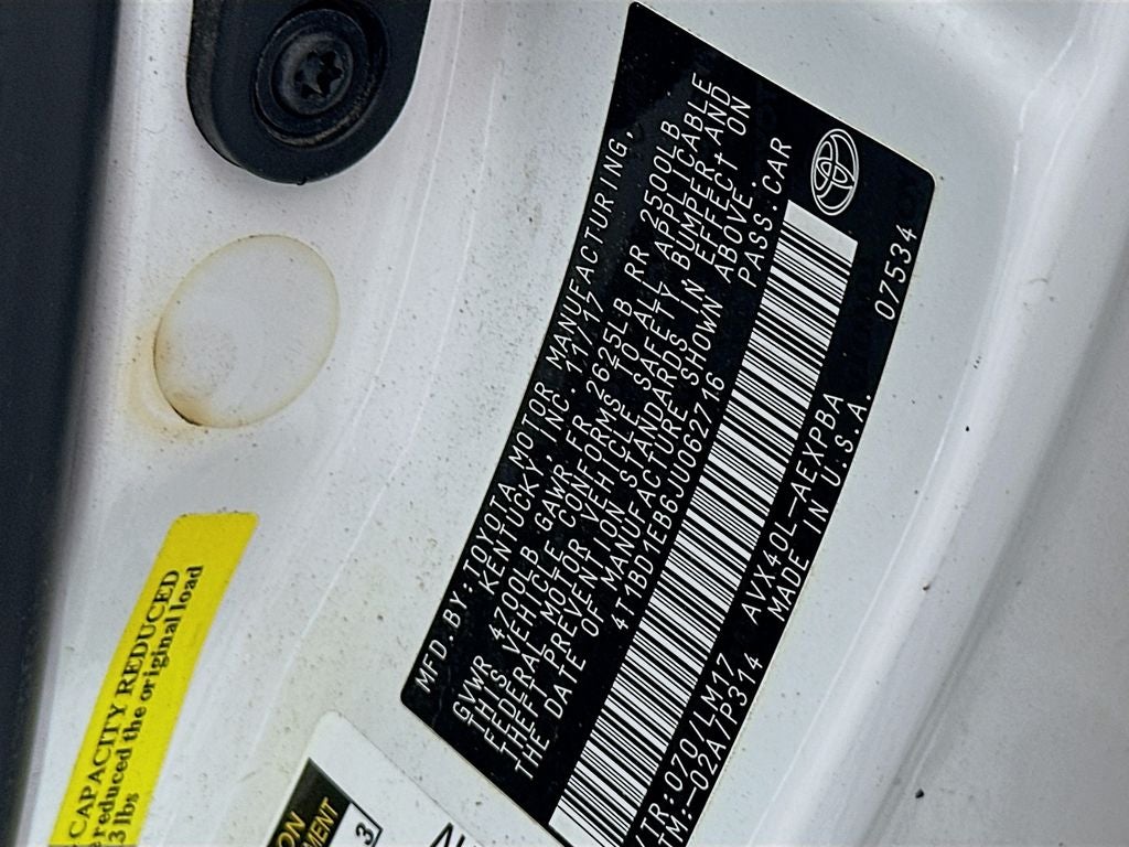 2018 Toyota Avalon Hybrid Limited