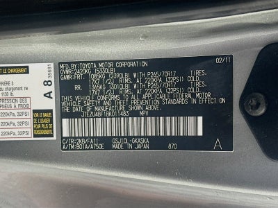 2011 Toyota FJ Cruiser Base