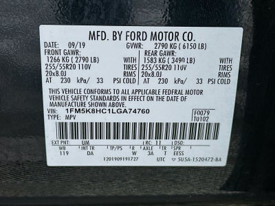 2020 Ford Explorer Platinum