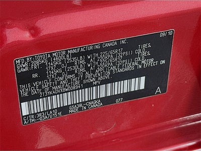 2011 Toyota RAV4 Limited