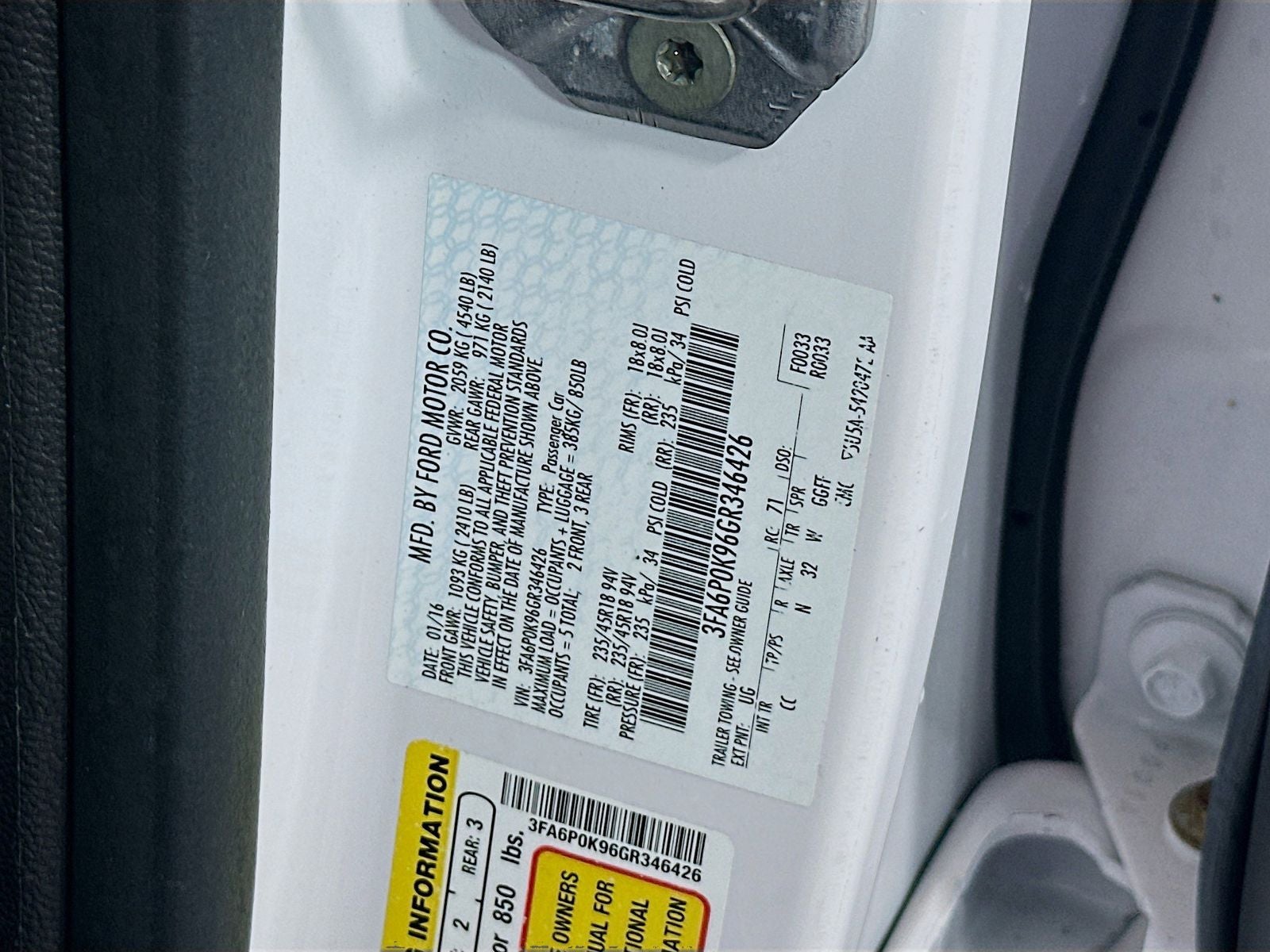2016 Ford Fusion Titanium