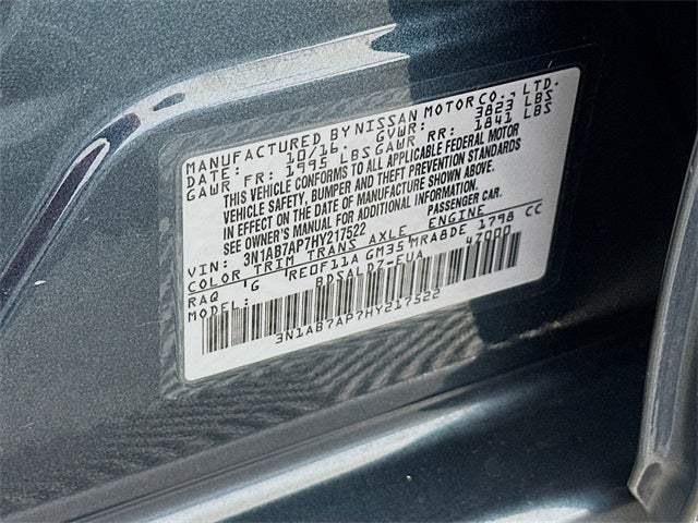 2017 Nissan Sentra SV