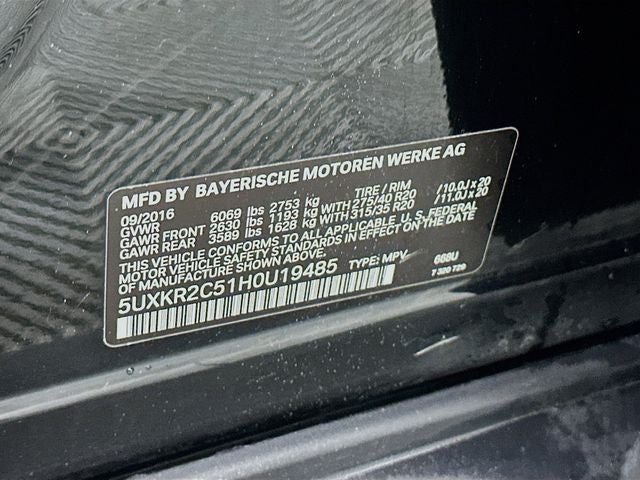 2017 BMW X5 sDrive35i