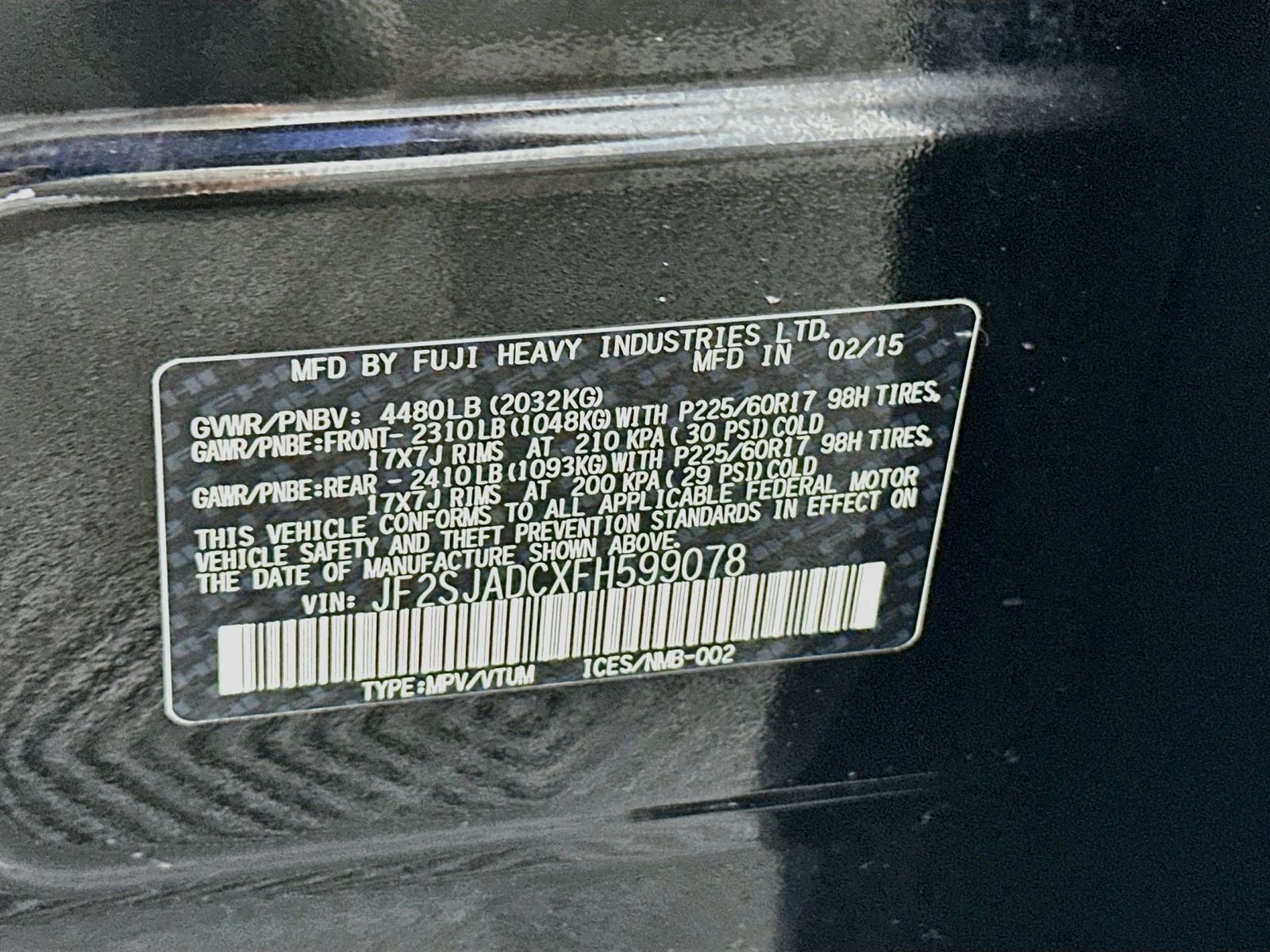 2015 Subaru Forester 2.5i Premium