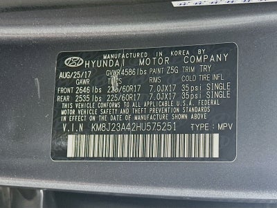 2017 Hyundai Tucson SE