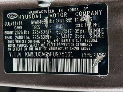 2015 Hyundai Tucson SE