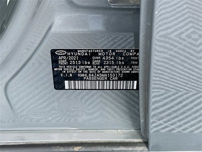 2021 Hyundai Sonata SEL