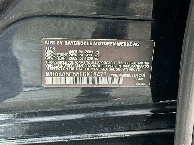 2015 BMW 4 Series 428i Gran Coupe