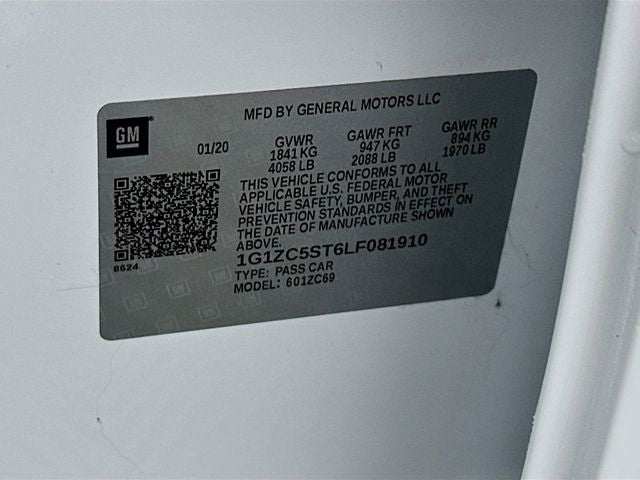 2020 Chevrolet Malibu LS 1FL