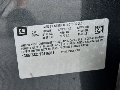 2015 Cadillac CTS 2.0L Turbo Premium