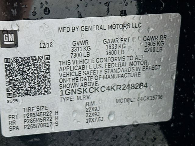 2019 Chevrolet Tahoe Premier