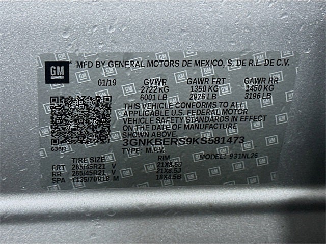 2019 Chevrolet Blazer RS