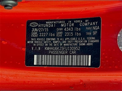 2015 Hyundai Genesis Coupe 3.8