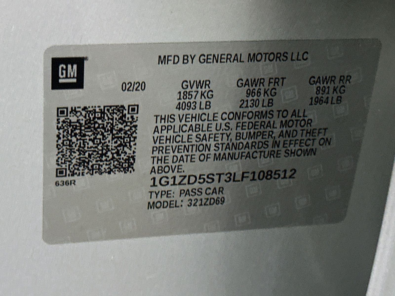 2020 Chevrolet Malibu LT