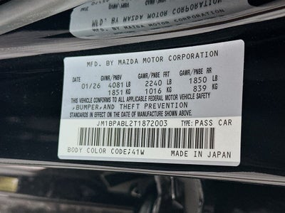 2026 Mazda Mazda3 Sedan 2.5 S Select Sport