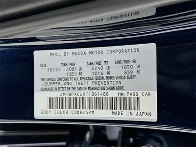 2026 Mazda Mazda3 Sedan 2.5 S Preferred