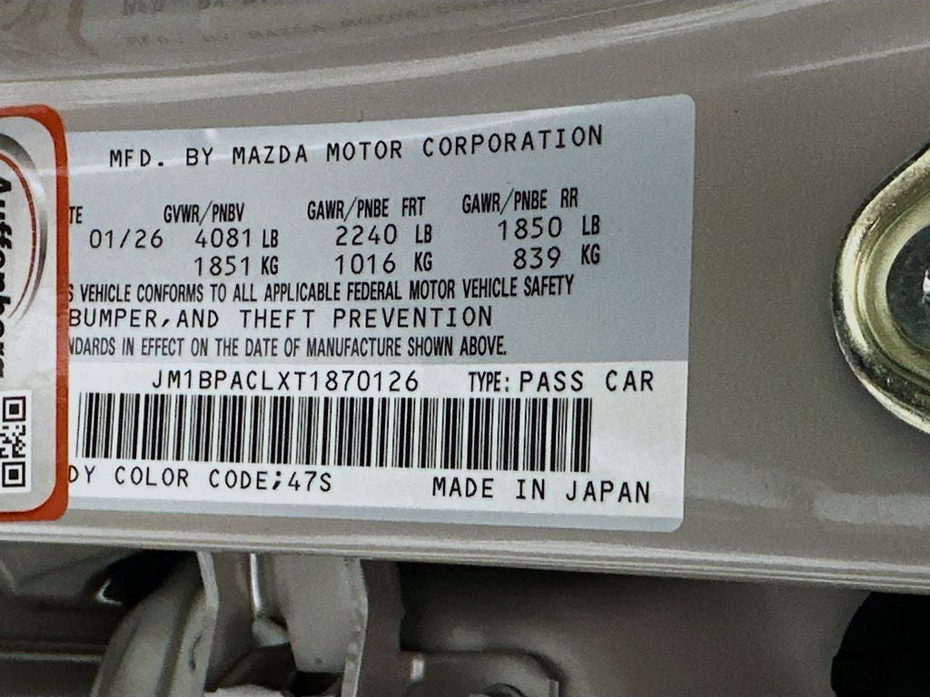 2026 Mazda Mazda3 Sedan 2.5 S Preferred