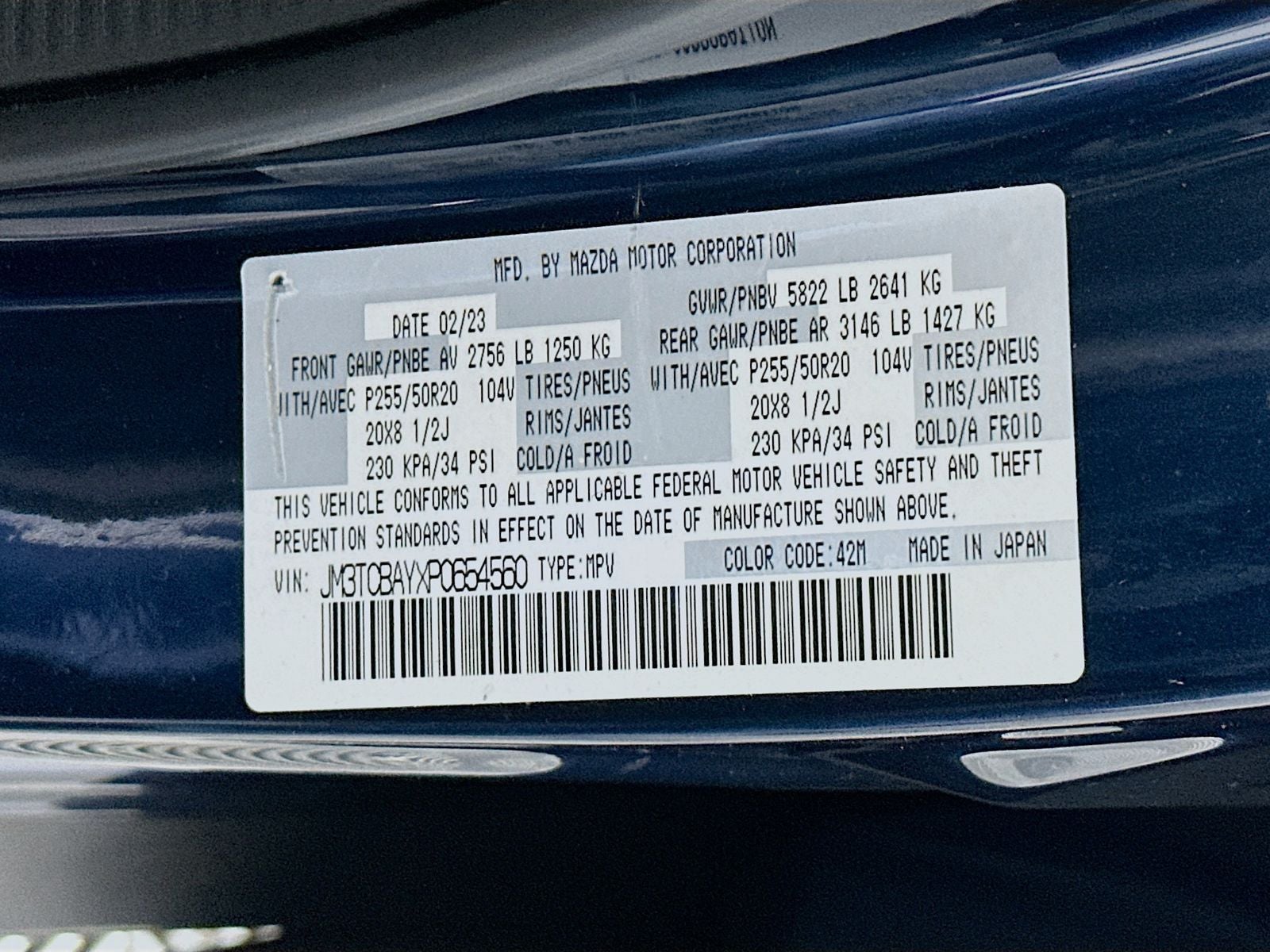 2023 Mazda Mazda CX-9 Touring Plus
