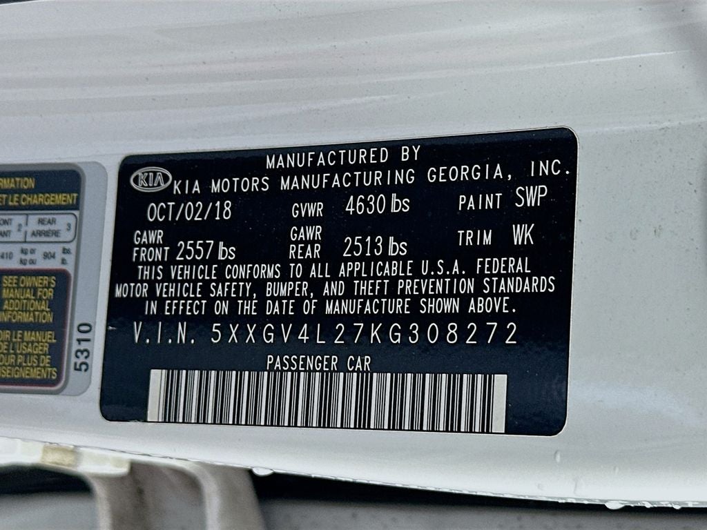 2019 Kia Optima SX Turbo