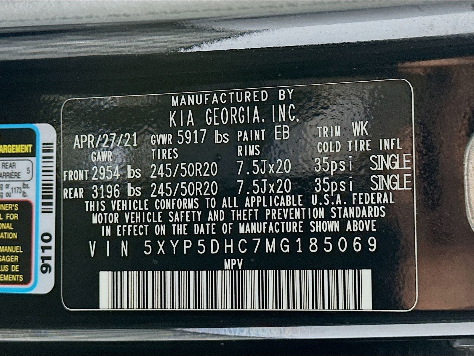 2021 Kia Telluride SX