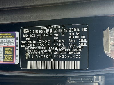 2021 Kia Sorento SX Prestige X-Line
