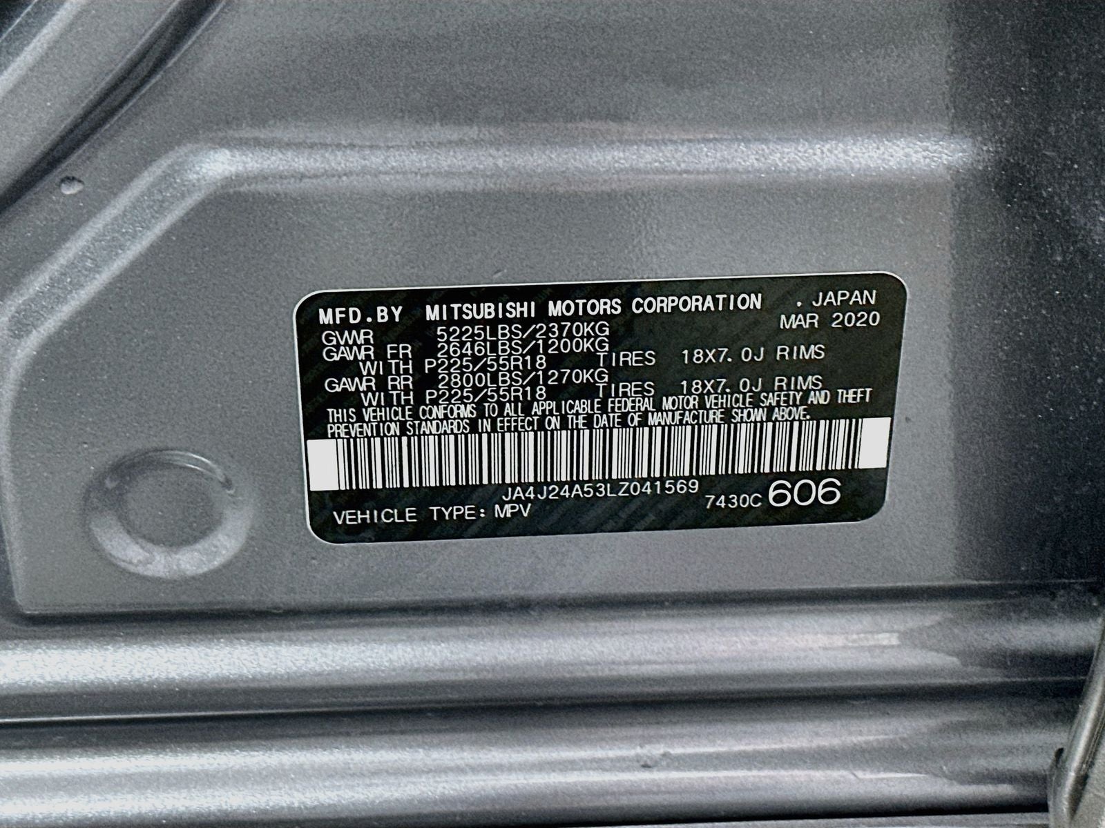 2020 Mitsubishi Outlander PHEV SEL