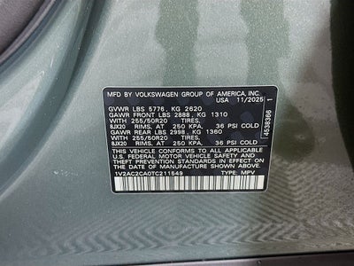 2026 Volkswagen Atlas Cross Sport 2.0T SEL R-Line Black