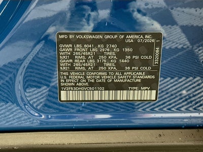 2027 Volkswagen Atlas 2.0T SEL