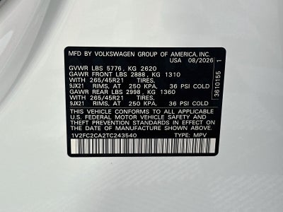 2026 Volkswagen Atlas Cross Sport SEL Premium R-Line