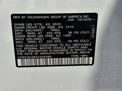 2026 Volkswagen Atlas Cross Sport 2.0T SEL Premium R-Line