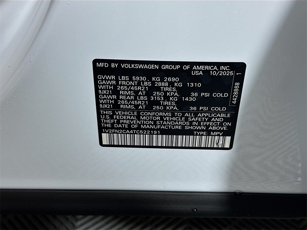 2026 Volkswagen Atlas 2.0T SEL Premium R-Line