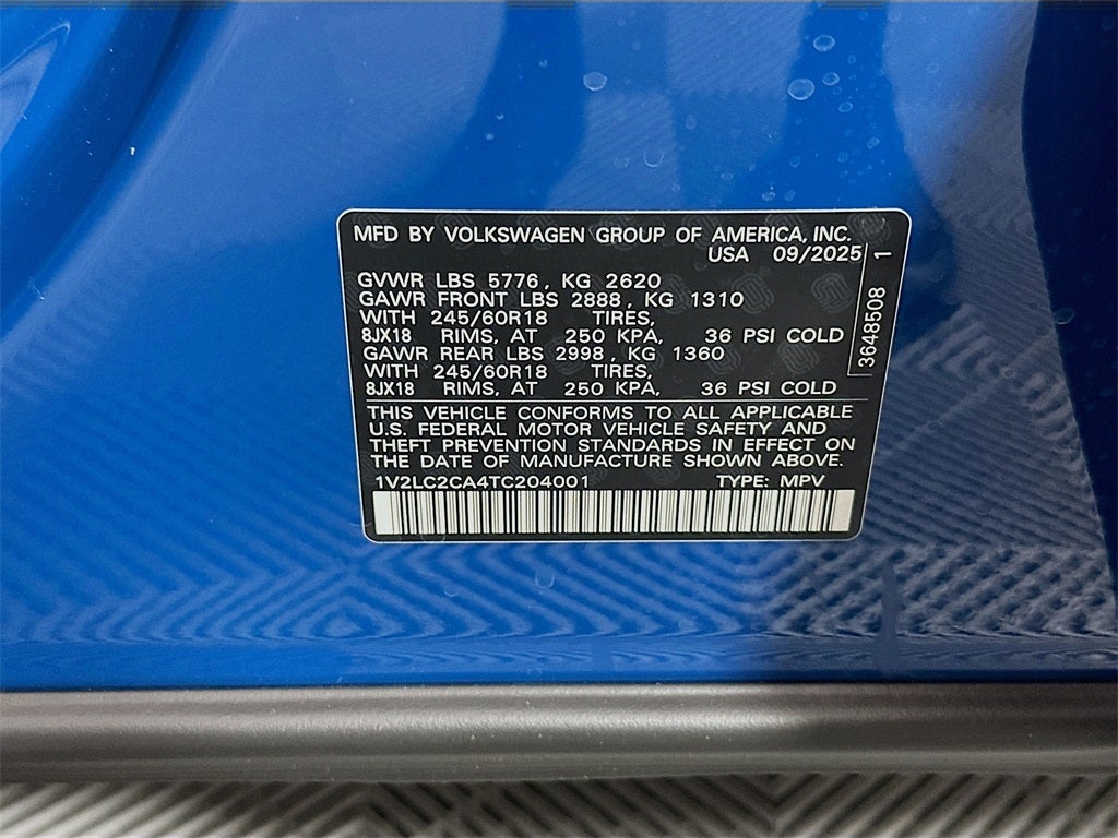 2026 Volkswagen Atlas Cross Sport 2.0T SE