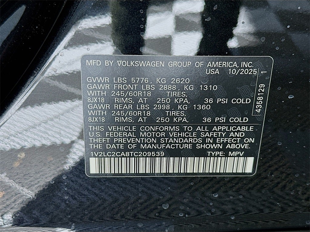 2026 Volkswagen Atlas Cross Sport 2.0T SE