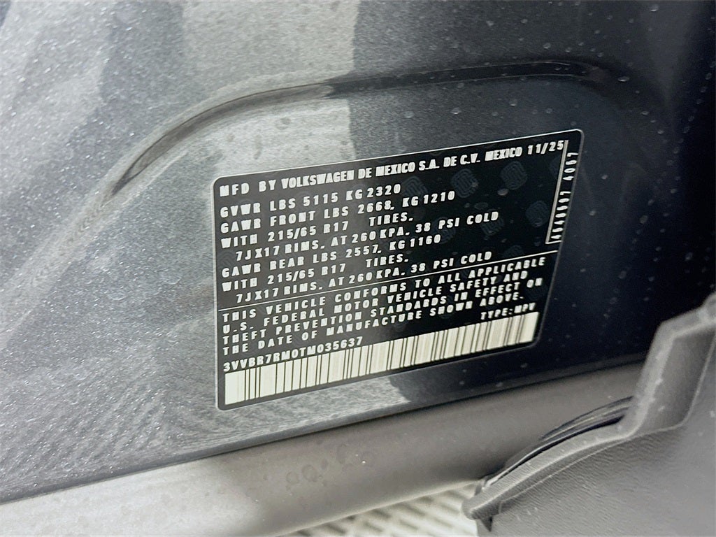 2026 Volkswagen Tiguan 2.0T S