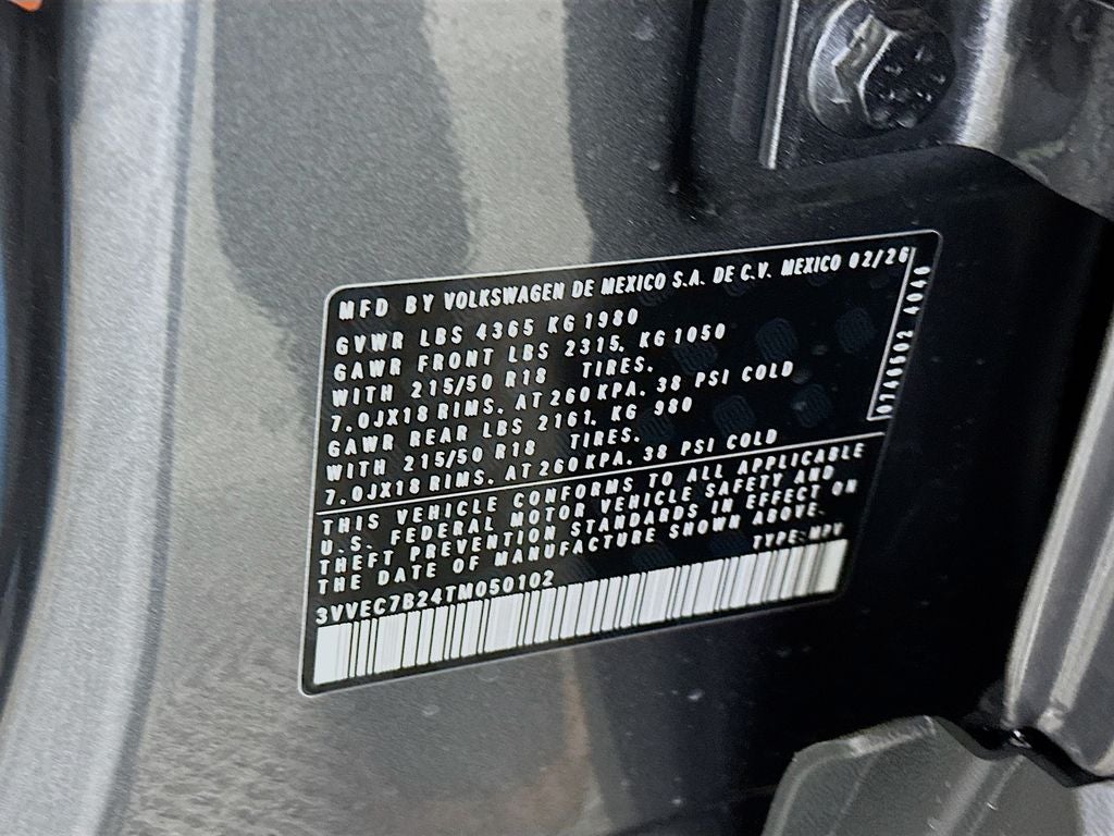 2026 Volkswagen Taos 1.5T SE