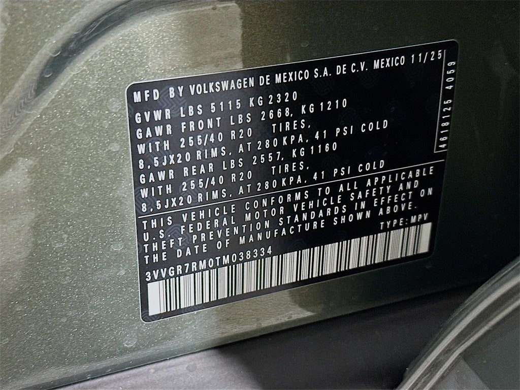 2026 Volkswagen Tiguan 2.0T SE R-Line Black