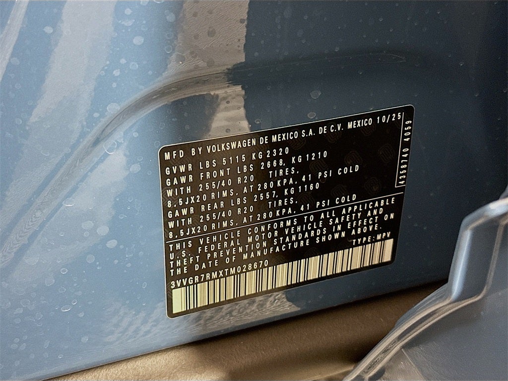 2026 Volkswagen Tiguan 2.0T SE R-Line Black